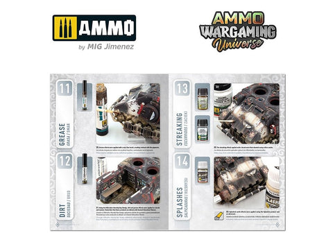 AMMO MIG knyga „Weathering Combat Vehicles“ – kovinės technikos dažymas