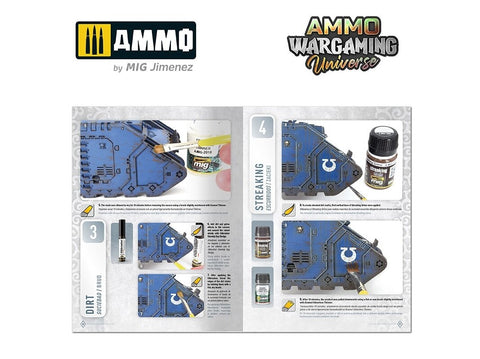 AMMO MIG knyga „Weathering Combat Vehicles“ – kovinės technikos dažymas
