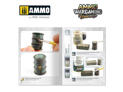 AMMO MIG knyga „Weathering Combat Vehicles“ – kovinės technikos dažymas