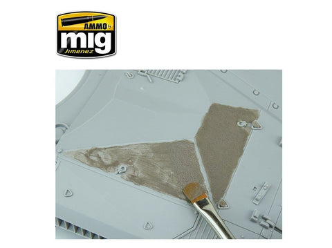 Ruda akrilinė neslystanti pasta 1/35 maketams, 20 ml