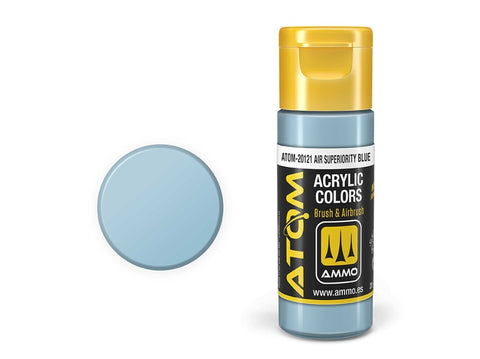 AMMO MIG ATOM akriliniai dažai Air Superiority Blue, 20 ml (20121)
