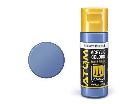 AMMO MIG ATOM akriliniai dažai Azure Blue, 20 ml (20119)