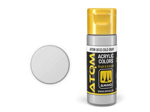 AMMO MIG ATOM akriliniai dažai Cold Gray 20 ml (20123)