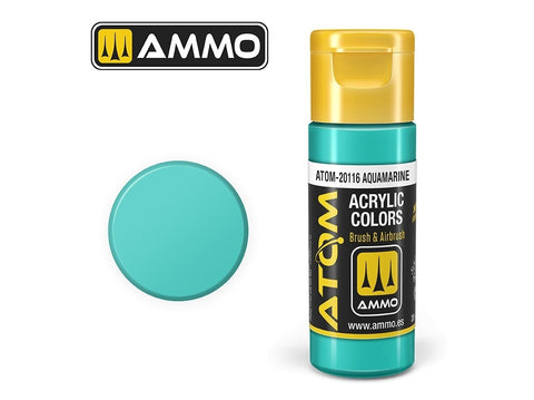 AMMO MIG ATOM akriliniai dažai Aquamarine 20 ml