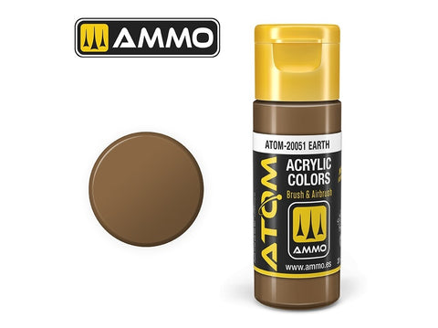 AMMO MIG ATOM akriliniai dažai Earth, 20 ml (20051)