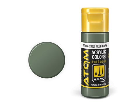 AMMO MIG ATOM akriliniai dažai Field Grey 20 ml (20080)