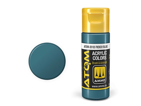 AMMO MIG ATOM akriliniai dažai French Blue 20 ml (20105)