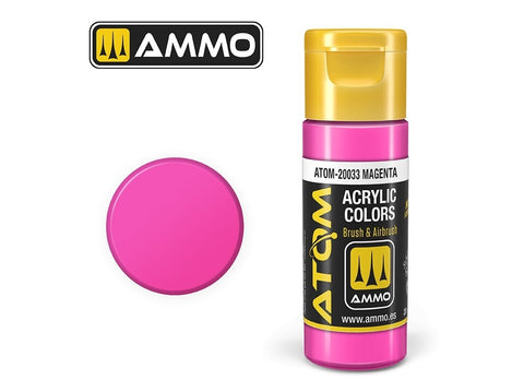AMMO MIG ATOM akriliniai dažai Magenta, 20 ml (20033)