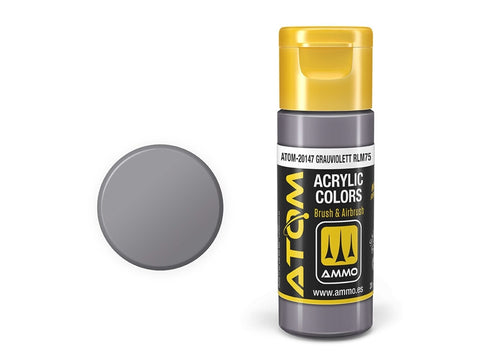 AMMO MIG ATOM akriliniai dažai RLM75 Grauviolett, 20 ml (20147)