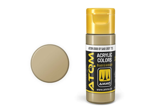 AMMO MIG ATOM akriliniai dažai IDF Sand Grey ’73, 20 ml (20008)