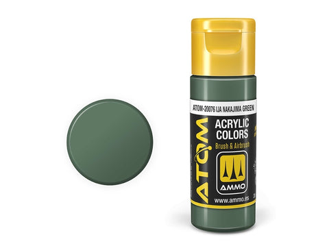 AMMO MIG ATOM akriliniai dažai IJA Nakajima Green, 20 ml (20076)