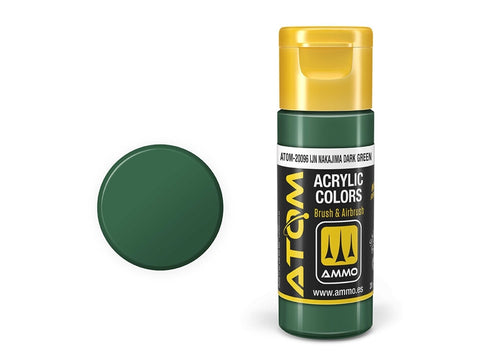AMMO MIG ATOM akriliniai dažai IJN Nakajima tamsiai žalia 20 ml (20096)