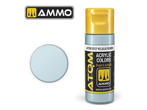 AMMO MIG ATOM akriliniai dažai RLM65 Hellblau, 20 ml