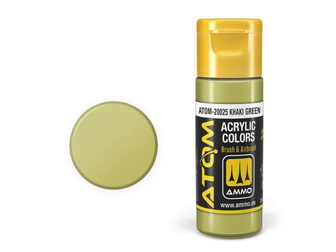 AMMO MIG ATOM akriliniai dažai Khaki Green 20 ml