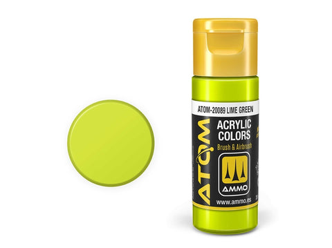 AMMO MIG ATOM akriliniai dažai Lime Green 20 ml (20089)