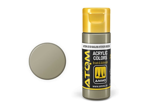 AMMO by MIG ATOM akriliniai dažai Nakajima Interior Green, 20 ml