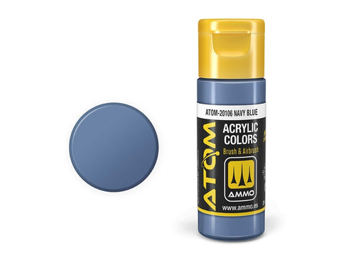 AMMO MIG ATOM akriliniai dažai Navy Blue, 20 ml (20106)