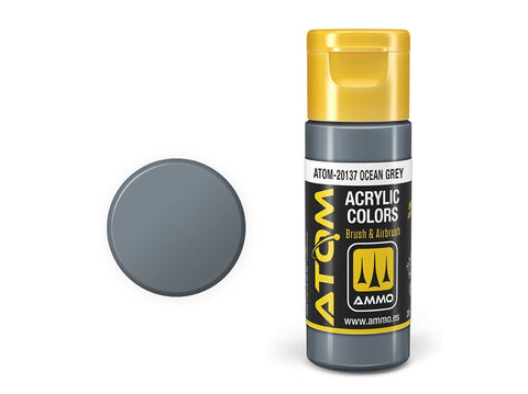 AMMO MIG ATOM akriliniai dažai Ocean Grey, 20 ml (20137)