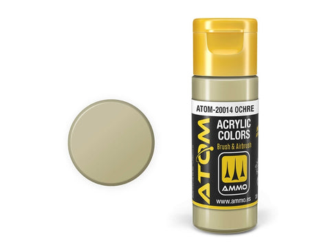 AMMO MIG ATOM akriliniai dažai Ochra, 20 ml (20014)