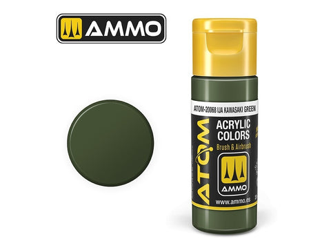 AMMO MIG ATOM akriliniai dažai IJA Kawasaki Green 20 ml (20068)