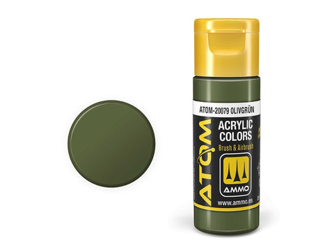 AMMO MIG ATOM akriliniai dažai Olivgrün 20 ml (20079)