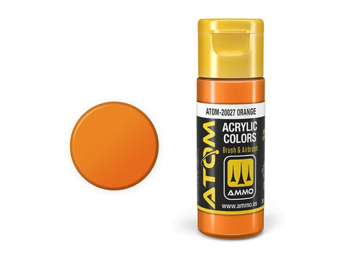 AMMO MIG ATOM oranžiniai akriliniai dažai modeliui, 20 ml