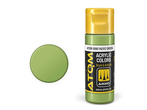 AMMO MIG ATOM akriliniai dažai Pacific Green 20 ml (20082)