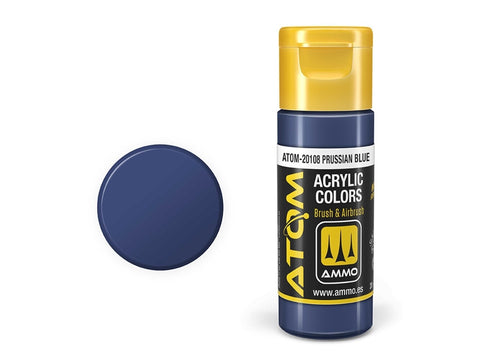 AMMO MIG ATOM akriliniai dažai Prūsijos mėlyna 20 ml (20108)