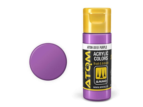 AMMO MIG ATOM purpuriniai akriliniai dažai modeliui, 20 ml