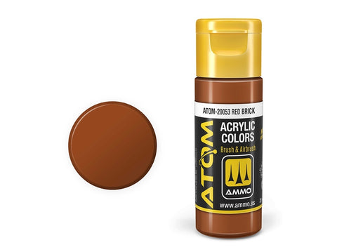 AMMO MIG ATOM akriliniai dažai Red Brick, 20 ml