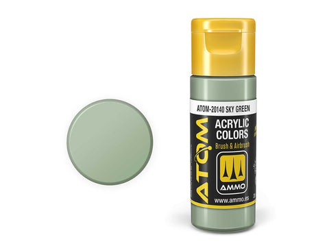 AMMO MIG ATOM akriliniai dažai Sky Green 20 ml (20140)
