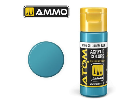 AMMO MIG ATOM akriliniai dažai Green Blue, 20 ml (20113)