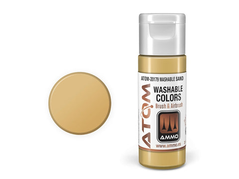 AMMO MIG ATOM akriliniai dažai – Washable Sand, 20 ml (20179)