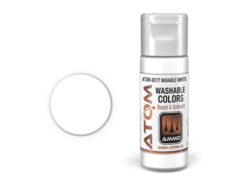 AMMO by MIG ATOM akriliniai dažai nuplaunama balta 20 ml (20177)
