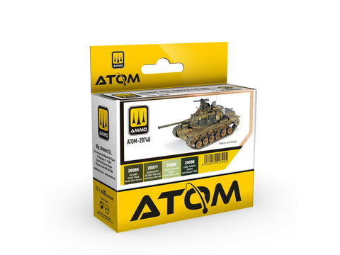 AMMO MIG ATOM akrilinių dažų rinkinys Vietnamo karo technikai 20740