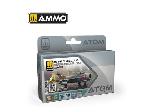AMMO by Mig ATOM akrilinių dažų rinkinys MiG-17 Lenkijos oro pajėgų 20908