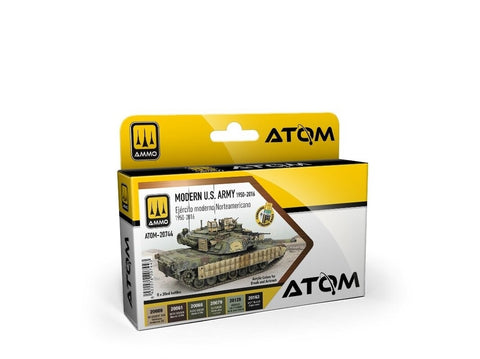 AMMO MIG ATOM akrilinių dažų rinkinys JAV kariuomenė 1950–2016 (20744)