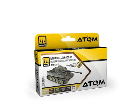 AMMO MIG ATOM akrilinių dažų rinkinys – Vokiečių šarvuočiams 1939–1944