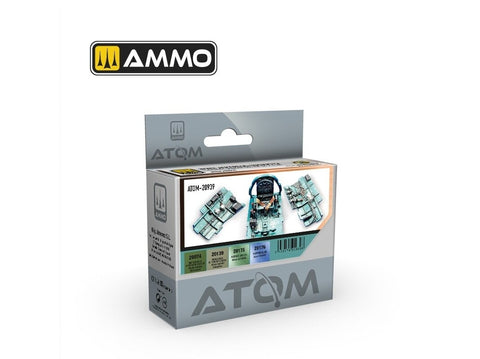 AMMO by MIG ATOM akrilinių dažų rinkinys – WWII Japonijos kokpitams 20939