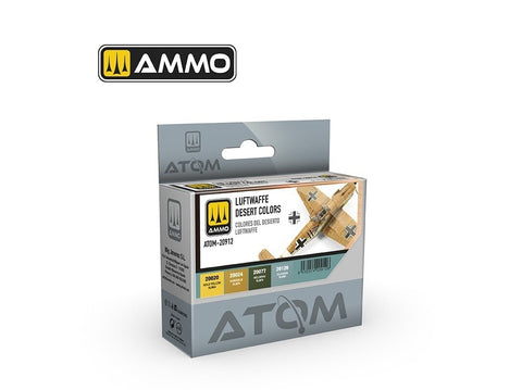 AMMO MIG ATOM akrilinių dažų rinkinys Luftwaffe Desert Colors RLM78/79/81 20912