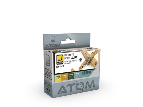AMMO MIG ATOM akrilinių dažų rinkinys Luftwaffe Desert Colors RLM78/79/81 20912