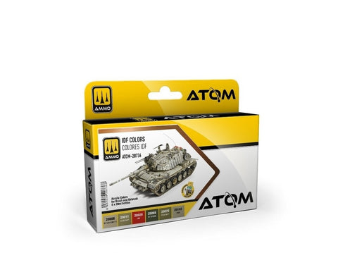AMMO MIG ATOM akrilinių dažų rinkinys IDF spalvos (6 vnt.) 20736