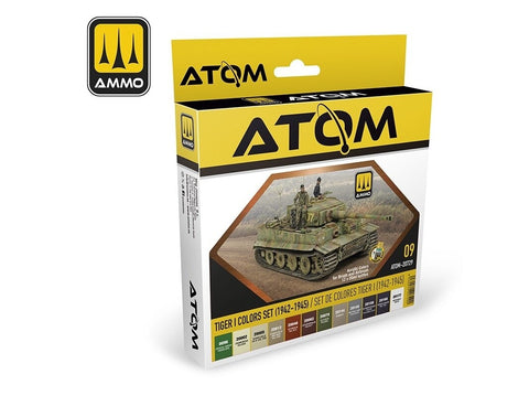 AMMO MIG ATOM akrilinių dažų rinkinys Tiger I (1942–1945) 20729
