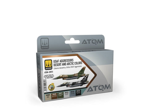 AMMO MIG ATOM akriliniai dažai USAF Aggressors dykumos ir arkties