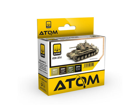 AMMO MIG ATOM akrilinių dažų rinkinys WWII Sovietų kamufliažui 4BO 20741