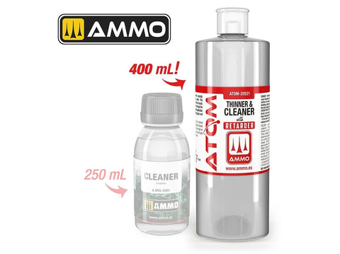 AMMO MIG ATOM akrilinių dažų skiediklis su lėtintoju ir valiklis 400 ml