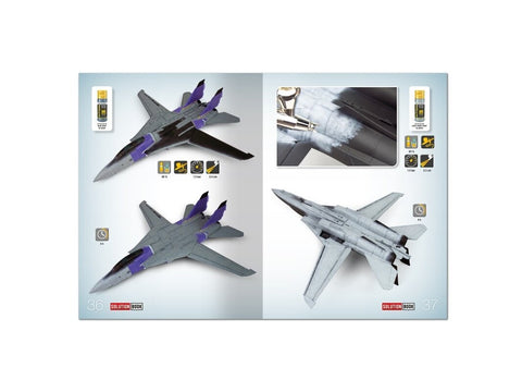 AMMO MIG Solution Book 36: kaip dažyti pilkus USAF ir US Navy lėktuvus 6539