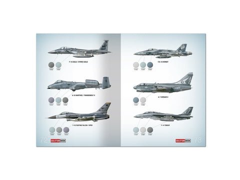 AMMO MIG Solution Book 36: kaip dažyti pilkus USAF ir US Navy lėktuvus 6539