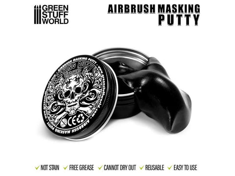 Green Stuff World Masking Putty – maskavimo masė airbrusui, 80 g