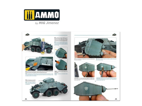 AMMO MIG vadovas: ankstyvų WWII vokiečių tankų dažymas 1936–1943, daugiakalbis